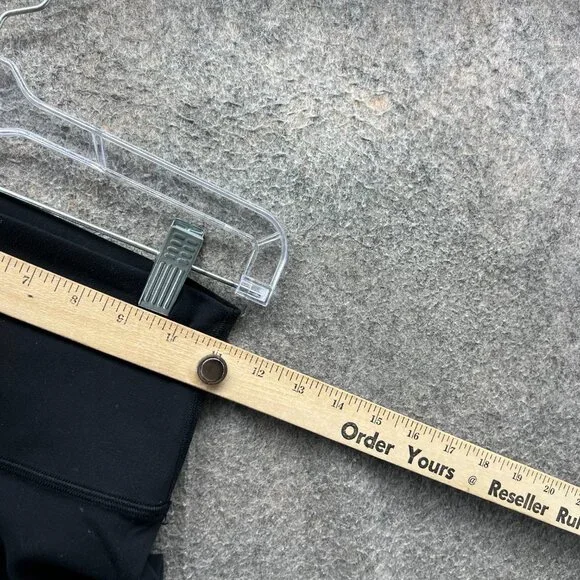 Lululemon Pants Women 4 Black Full Length Nulu Yoga Leggings Align High Rise - Picture 4 of 9